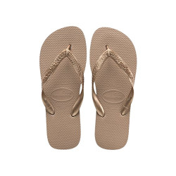 CHINELO HAVAIANAS TOP TIRAS ROSE GOLD TAMANHO 37/38