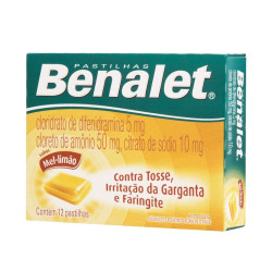 BENALET MEL E LIMAO COM 12 PASTILHAS