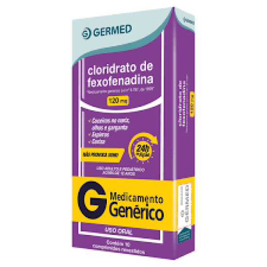 FEXOFENADINA 180MG COM 10 CAPSULAS EUROFARMA