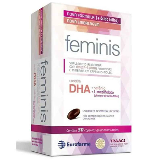 FEMINIS DHA 943 MG COM 30 CAPSULAS