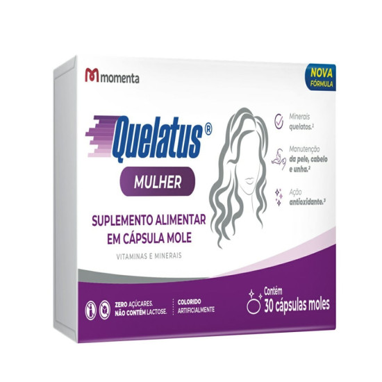 QUELATUS MULHER COM 30 CAPSULAS