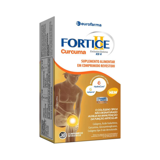 FORTICE CURCUMA COM 30COMPRIMIDOS 