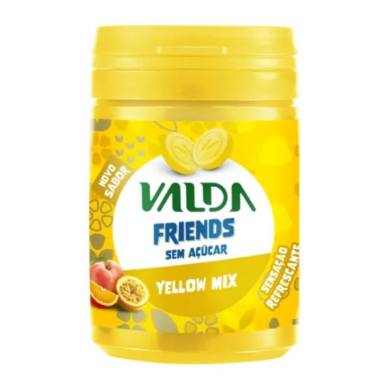 VALDA FRIENDS YELLOW MIX SEM ACUCAR 50G