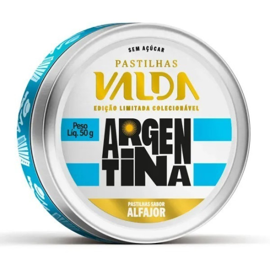 VALDA CAMPEOES ARGENTINA ALFAJOR 50G