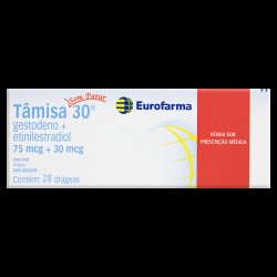 TAMISA 30 SEM PARAR 75/30 MCG C/28 DRG