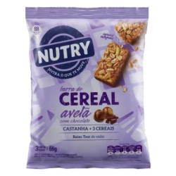 BARRA DE CEREAL NUTRY AVELA COM CHOCOLATE 22G