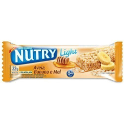 BARRA DE CEREAL NUTRY AVEIA BANANA MEL 22G