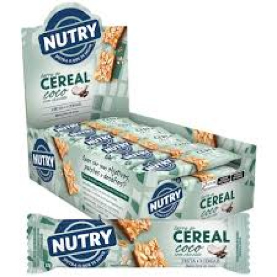 BARRA DE CEREAL NUTRY COCO/CHOCOLATE 22G