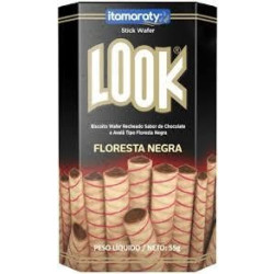 WAFER BISCOITO LOOK FLORESTA NEGRA 55G
