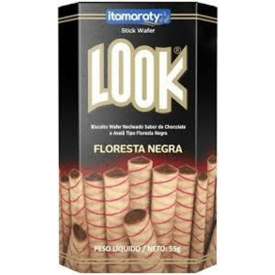 WAFER BISCOITO LOOK FLORESTA NEGRA 55G