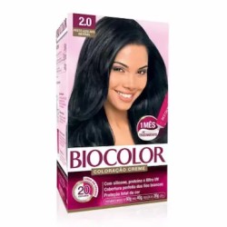 TINTURA PARA CABELO BIOCOLOR MINI KIT 2.0 PRETO AZUL
