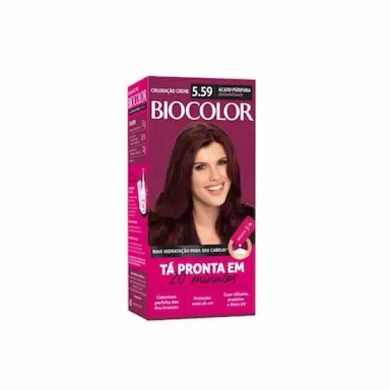 TINTURA PARA CABELO BIOCOLOR MINI KIT 5.59 ACAJU PURUPURA