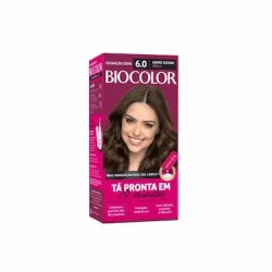 TINTURA PARA CABELO BIOCOLOR KIT CREME 6.0 LOURO ESCURO CLASSICO