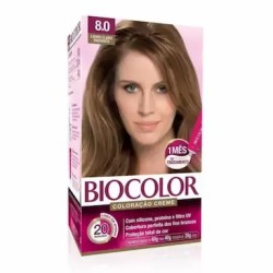TINTURA PARA CABELO BIOCOLOR MINI KIT 8.0 LOURO CLARO