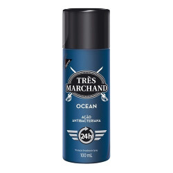 DESODORANTE TRES MACHARND OCEAN SPRAY 100ML