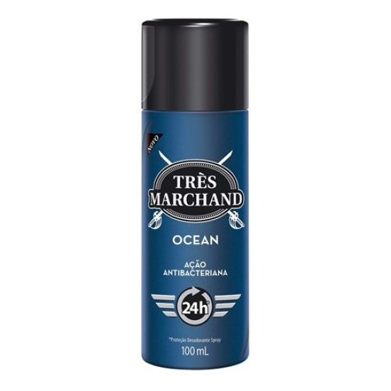 DESODORANTE TRES MACHARND OCEAN SPRAY 100ML