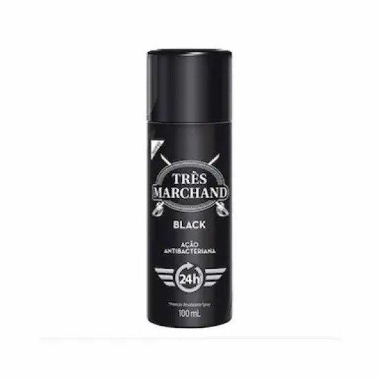 DESODORANTE SPRAY TRES MARCHAND BLACK 100ML