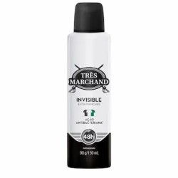 DESODORANTE AEROSOL SOL TRES MARCHAND INVISIBLE 150ML