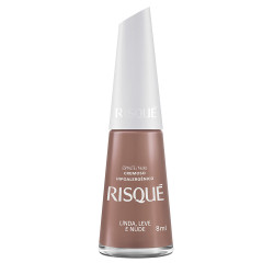 ESMALTE RISQUE LINDA LEVE E NUDE 8ML