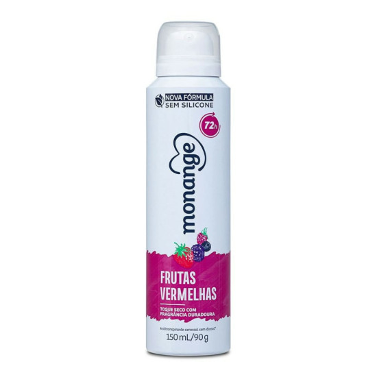 DESODORANTE AEROSOL MONANGE FEMININO FRUTAS VERMELHAS 150ML