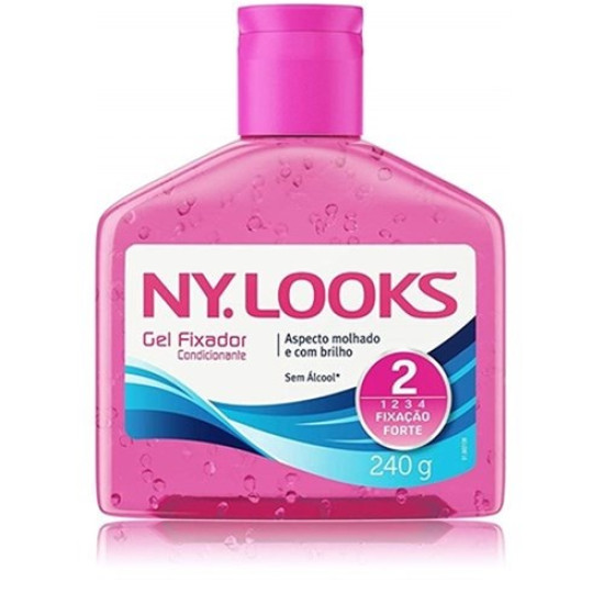 GEL FIX NY LOOKS ROSA COM 240 GR