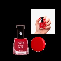 ESMALTE RISQUE DIAMOND GEL VERMELHO CEREJA 9,5ML