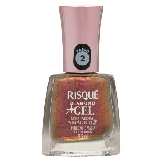 ESMALTE RISQUE DIAMOND GEL INTUICAO E MAGIA 9,5ML