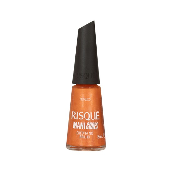 ESMALTE RISQUE METALICO CREDITA NO BRILHO 8ML