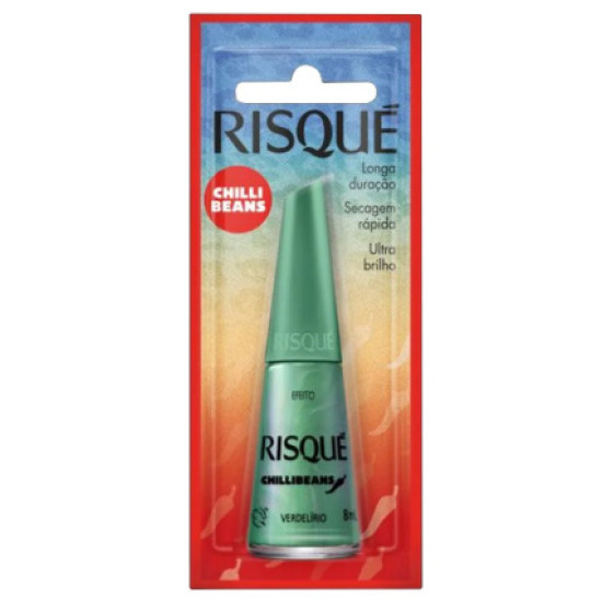 ESMALTE RISQUE CHILLIBEANS VERDELIRIO 8ML