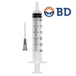 SERINGA BD SOLOMED 3ML AG 25 X 7