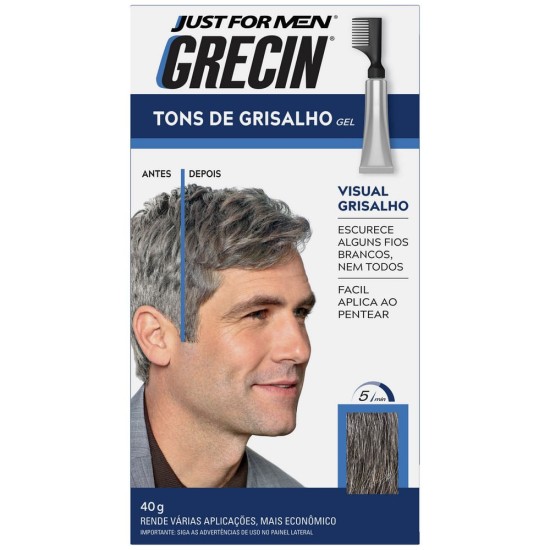 GRECIN TONS GRISALHOS GEL 40G