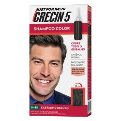 GRECIN 5 SHAMPOO COLOR T MASCARA CASTANHO ESCURO