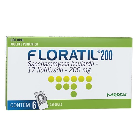 FLORATIL 200MG COM 6 CAPSULAS