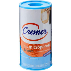 FITA MICROPOROSA CREME BRANCA 10CM X 4,5M