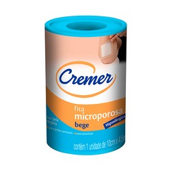 FITA HIPOALERGICA CREME BEGE 10 CM X 4,5 M