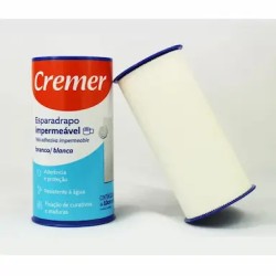 ESPARADRAPO IMPERMEAVEL CREMER BRANCO 10 CM X 4,5 M