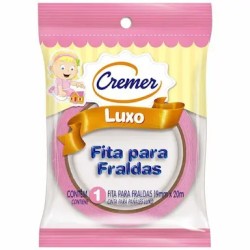FITA FRALDA CREMER ROSA 19MMX20M