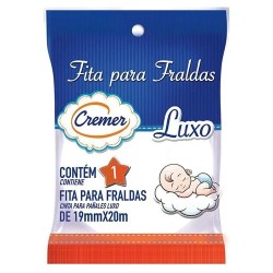 FITA FRALDA CREMER LUXO AZUL 19MMX20M