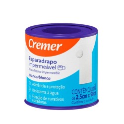 ESPARADRAPO IMPERMEAVEL CREMER BRANCO 2,5CM X 90CM