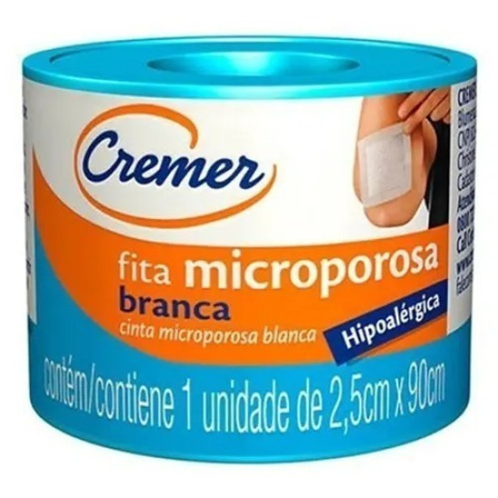 FITA MICROPOROSA CREME 2,5CM X 90CM