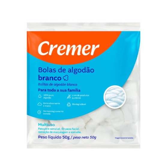 ALGODAO CREMER BOLAS 50G