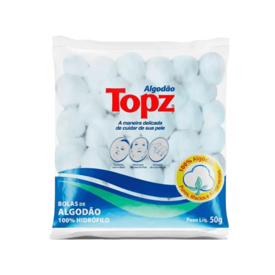 ALGODAO TOPZ BOLAS 50G