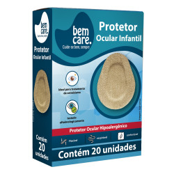 PROTETOR OCULAR INFANTIL BEM CARE COM 20 UND