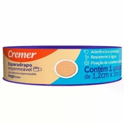 FITA MICROPOROSA CREMER BEGE 1,2CM X 4,5M