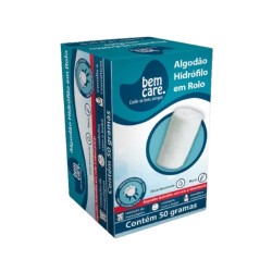 ALGODAO HIDROFILO EM ROLO BEM CARE C/50G