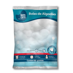 ALGODAO BOLAS BEM CARE COM 95G