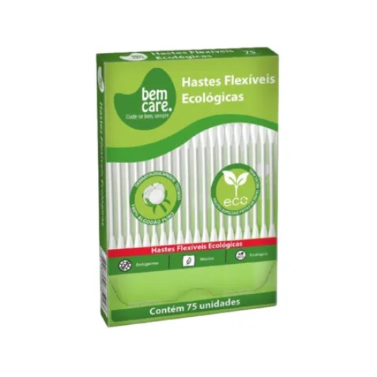 HASTES FLEXIVEIS BEM CARE ECO C/75 UND