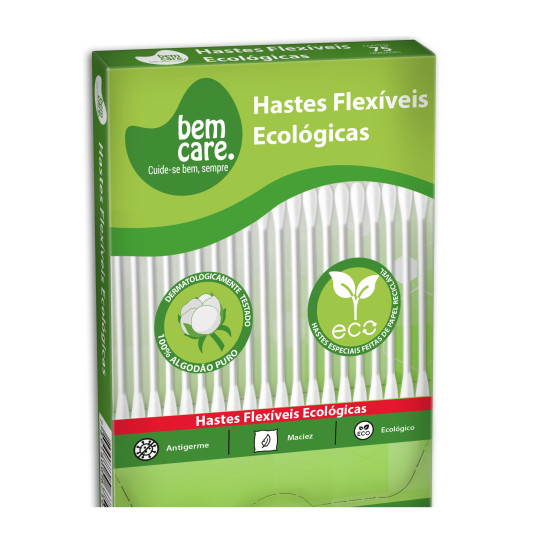 HASTES FLEXIVEIS BEM CARE ECO COM 75 UND