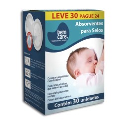 ABSORVENTE SEIOS BEM CARE C/12 UND