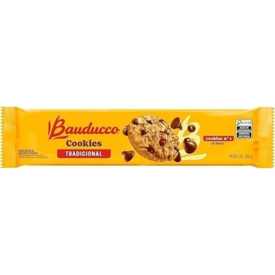 BISCOITO COOKIES BAUDUCCO ORIGINAL 100G